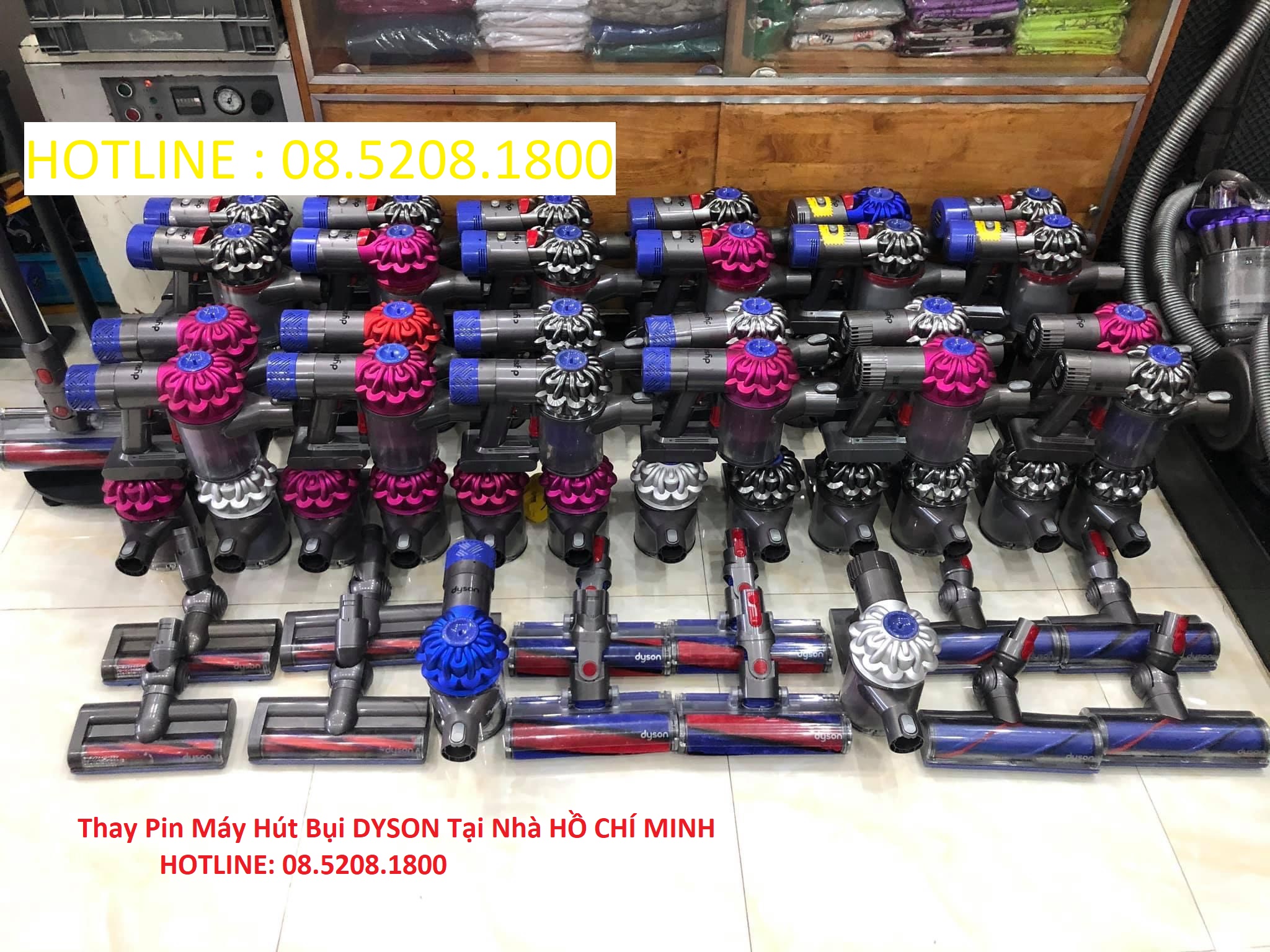 Thay pin máy hút bụi Dyson Tại Nhà