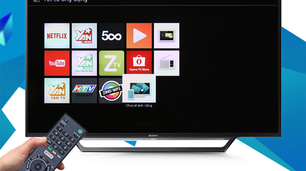 màn hình tivi Sony bị sọc