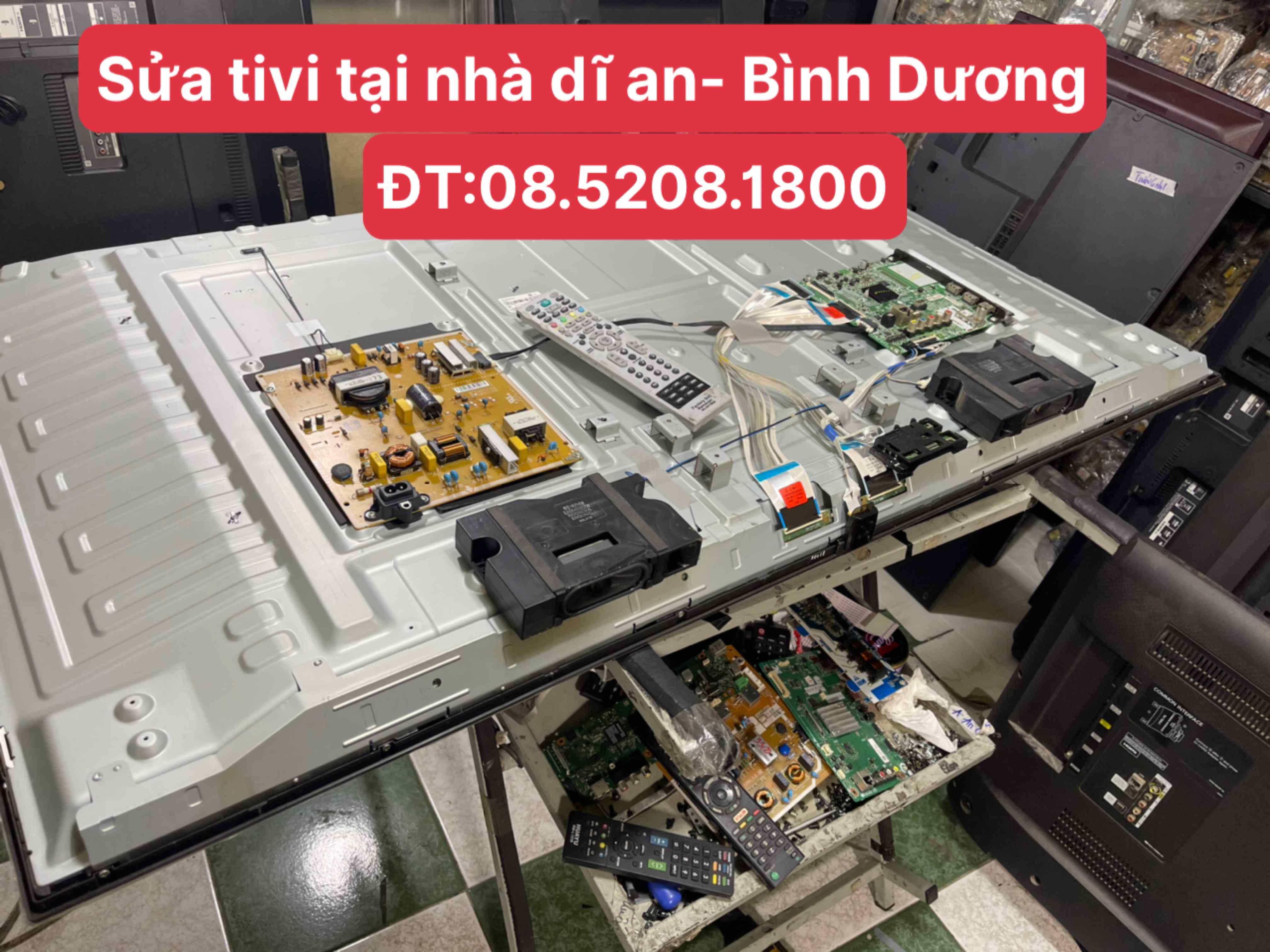 Sửa tivi tại nhà Dĩ An